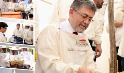AB tescilli ilk Türk balının sağımı yapıldı