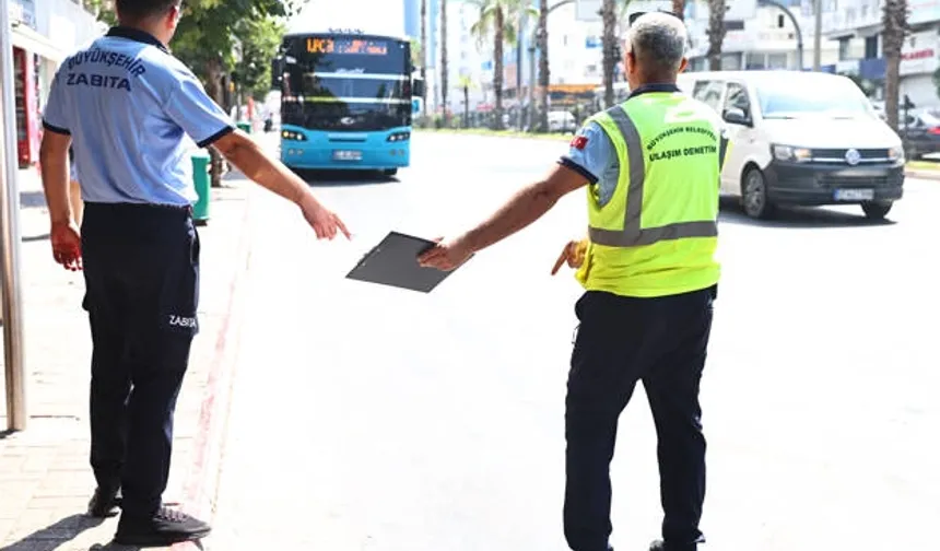 Antalya'da otobüs ve taksilere sıkı denetim